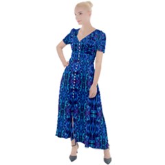 Ab 102 Button Up Short Sleeve Maxi Dress by ArtworkByPatrick