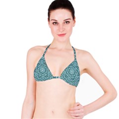 Paradise Flowers In Lovely Colors Bikini Top by pepitasart