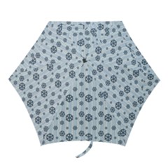 Snowflakes Winter Christmas Mini Folding Umbrellas by Alisyart