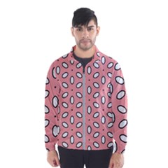 Pink Background Texture Men s Windbreaker by Mariart