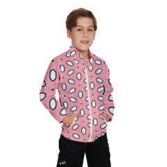 Pink Background Texture Kids  Windbreaker