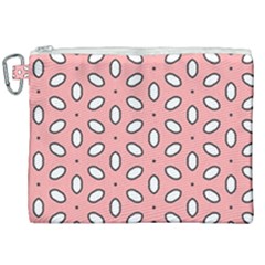 Pink Background Texture Canvas Cosmetic Bag (xxl)