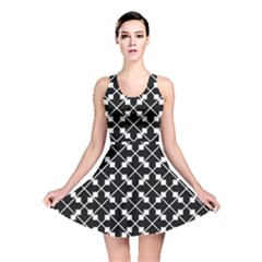 Abstract Background Arrow Reversible Skater Dress