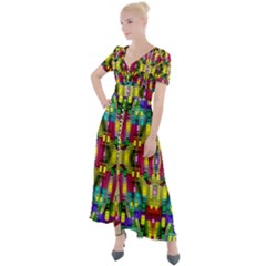 Ab 106 Button Up Short Sleeve Maxi Dress by ArtworkByPatrick