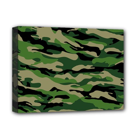 Camouflage Deluxe Canvas 16  X 12  (stretched)  by designsbymallika