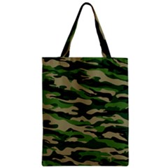 Camouflage Zipper Classic Tote Bag by designsbymallika