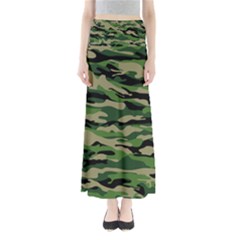 Camouflage Full Length Maxi Skirt by designsbymallika