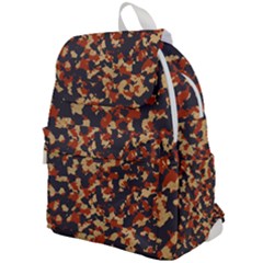 Aged Red, White, And Blue Camo Top Flap Backpack by McCallaCoultureArmyShop