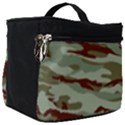 Brown and Green Camo Make Up Travel Bag (Big) View1