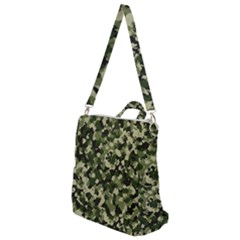 Dark Green Camouflage Army Crossbody Backpack by McCallaCoultureArmyShop