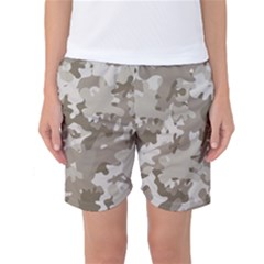 Tan Army Camouflage Women s Basketball Shorts by mccallacoulture