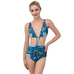 Amphisbaena Two Platform Dtn Node Vector File Tied Up Two Piece Swimsuit by Sapixe