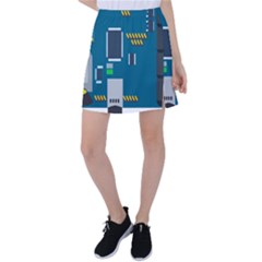 Amphisbaena Two Platform Dtn Node Vector File Tennis Skirt by Sapixe