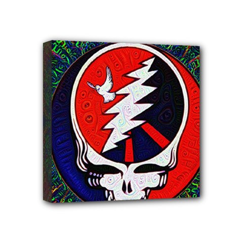 Grateful Dead Mini Canvas 4  X 4  (stretched)