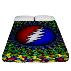 Grateful Dead Fitted Sheet (king Size) by Sapixe