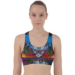 Grateful Dead Wallpapers Back Weave Sports Bra by Sapixe