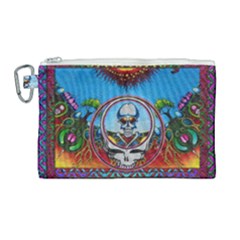Grateful Dead Wallpapers Canvas Cosmetic Bag (large) by Sapixe