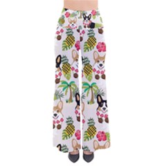 Corgis Hula Pattern So Vintage Palazzo Pants