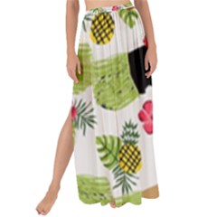 Corgis Hula Pattern Maxi Chiffon Tie-up Sarong by Sapixe