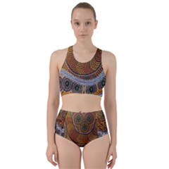 Aboriginal Traditional Pattern Racer Back Bikini Set