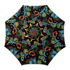 Music Pattern Golf Umbrellas