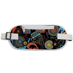 Music Pattern Rounded Waist Pouch by Sapixe