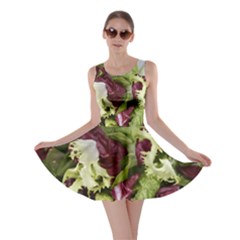 Salad Lettuce Vegetable Skater Dress by Sapixe