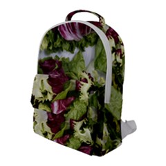 Salad Lettuce Vegetable Flap Pocket Backpack (large) by Sapixe