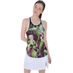 Salad Lettuce Vegetable Racer Back Mesh Tank Top