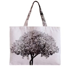 Nature Tree Blossom Bloom Cherry Zipper Mini Tote Bag