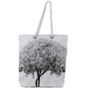 Nature Tree Blossom Bloom Cherry Full Print Rope Handle Tote (Large) View1