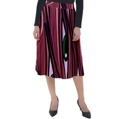 One Eyes Monster Classic Velour Midi Skirt 