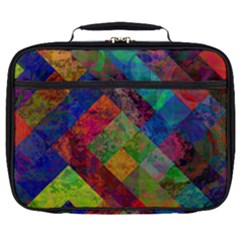 Abstract Colored Grunge Pattern Full Print Lunch Bag by fashionpod