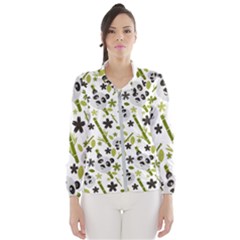 panda love Women s Windbreaker