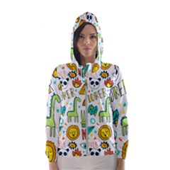 Traveller Explorer Women s Hooded Windbreaker by designsbymallika