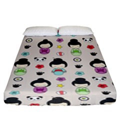 Russian Doll Fitted Sheet (king Size) by designsbymallika