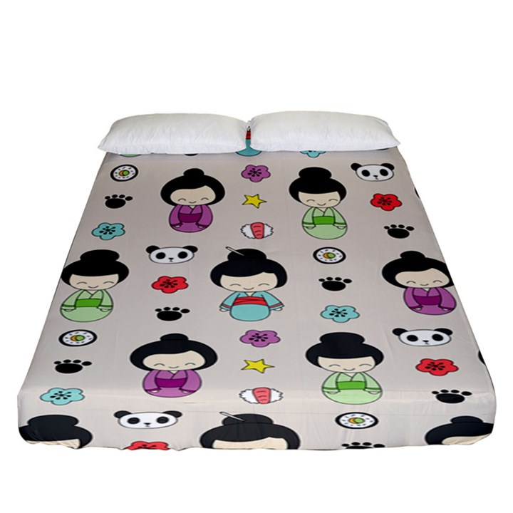russian doll Fitted Sheet (King Size)