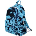 Blue Winter Tropical Floral Watercolor The Plain Backpack View1
