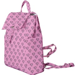 Heart Face Pink Buckle Everyday Backpack