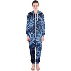 Neurons Brain Cells Structure Hooded Jumpsuit (ladies)  by Alisyart