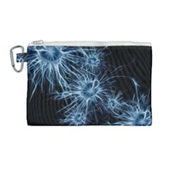Neurons Brain Cells Structure Canvas Cosmetic Bag (large)