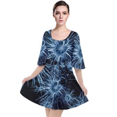 Neurons Brain Cells Structure Velour Kimono Dress by Alisyart