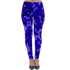 Army Blue Lightweight Velour Leggings by myuique