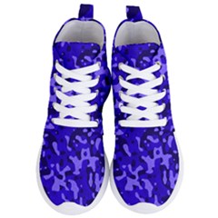 Army Blue Women s Lightweight High Top Sneakers by myuique