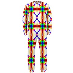 Rainbow Pattern Onepiece Jumpsuit (men)  by Mariart