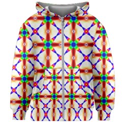 Rainbow Pattern Kids  Zipper Hoodie Without Drawstring by Mariart