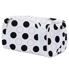 Background Dot Pattern Toiletries Pouch by HermanTelo