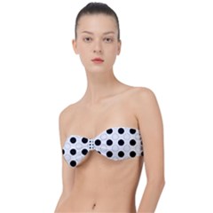 Background Dot Pattern Classic Bandeau Bikini Top 