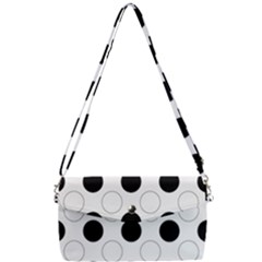 Background Dot Pattern Removable Strap Clutch Bag by HermanTelo