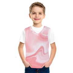 Pink Marble Print Kids  Sportswear by designsbymallika